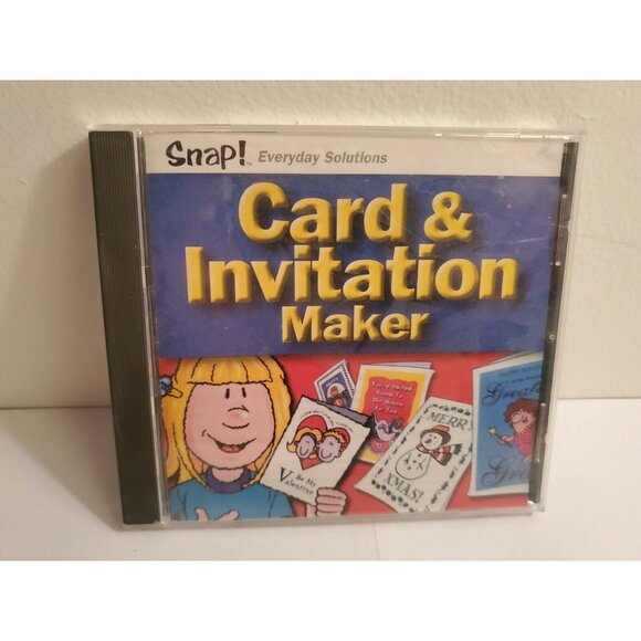 Snap! Everyday Solutions: Card & Invitation Maker (PC, 2002, Topics) - Picture 1 of 3
